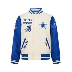 NEW PRO STANDARD big boys' nfl dallas cowboys retro classic rib wool varsity jac
